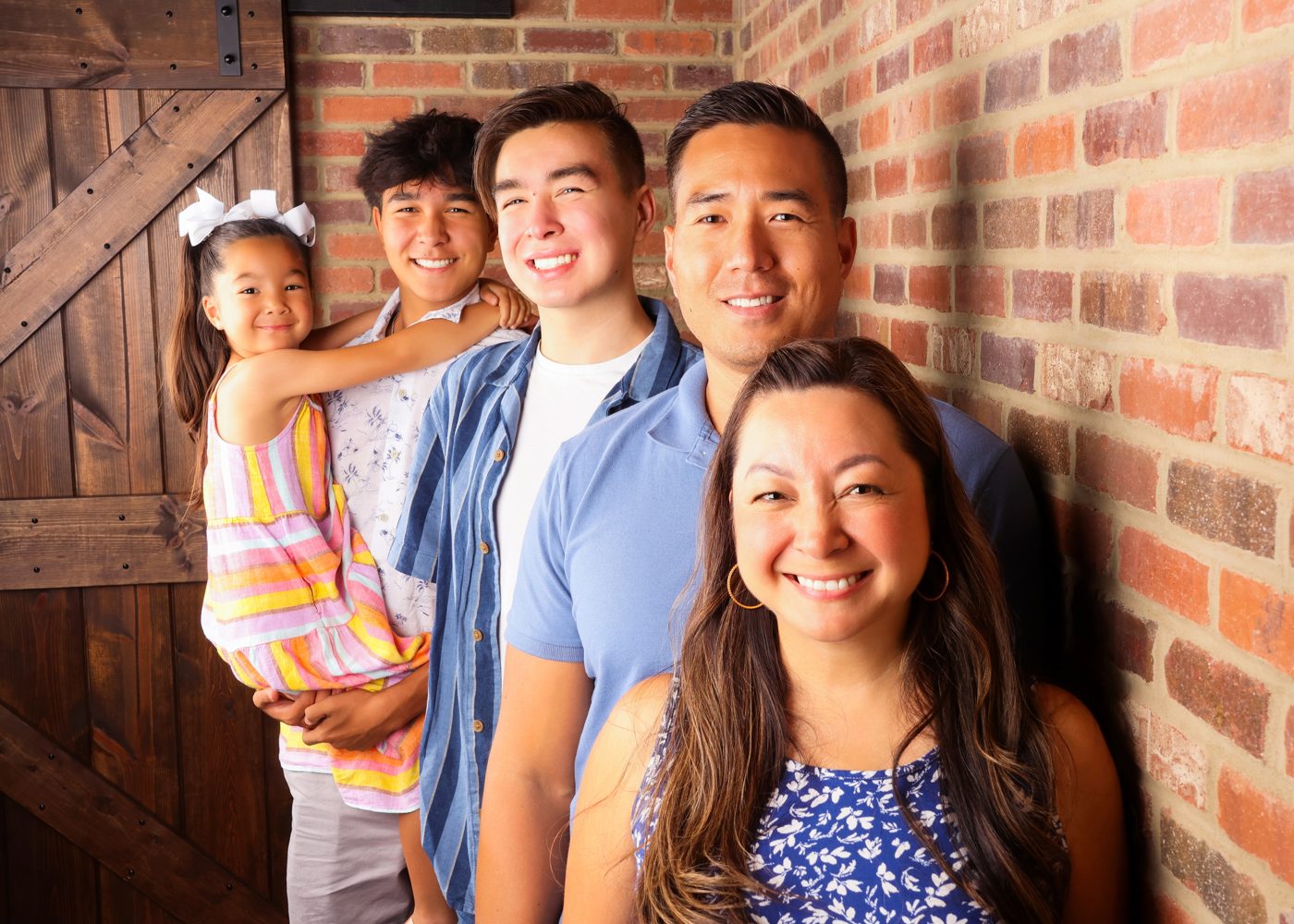 Dr. James Phillips with his family